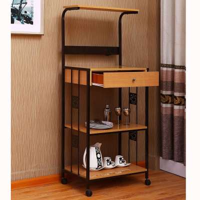 Factory Wholesale Household Storage & Organization Luxury European Style Removable On Wheels Multipurpose Rack